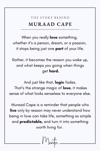 Design Philosophy of Muraad Cape