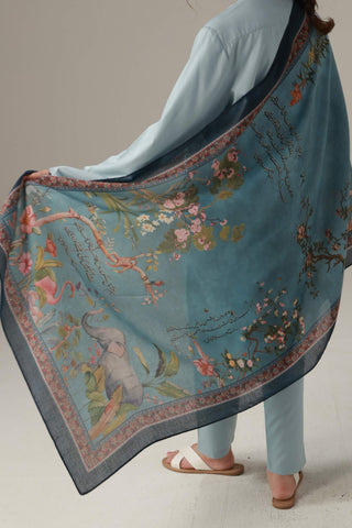 Gul Aara (Floral) - Scarf