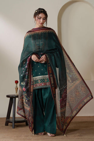 Kundan 3 Piece - Green