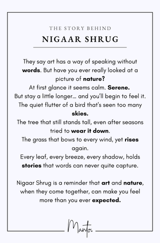 Design Philosophy of Nigaar Shrug