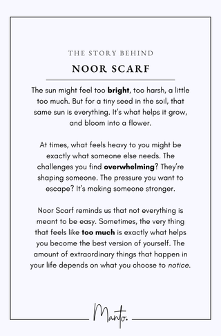 Noor (Light of Grace) Scarf