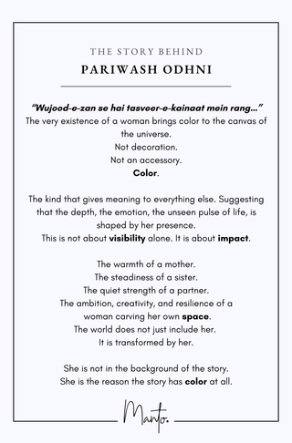 Pariwash (Fairy Like) Odhni