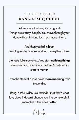 Rang-e-Ishq (Color of Love) - Odhni
