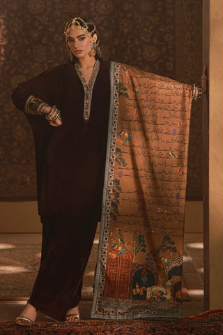 Shirin (Delightful) Velvet Shawl