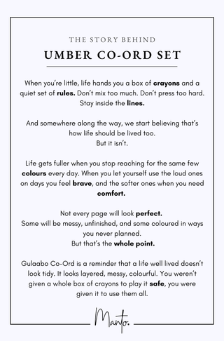 Umber (Deep Brown) Co-Ord Set