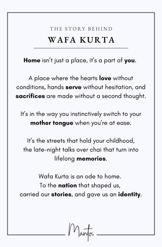 Wafa (Loyalty) Kurta