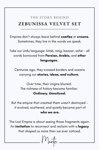 Zebunnisa (Beautiful Woman) Set - Purple