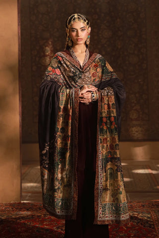 Vasl (Connection) Velvet Shawl