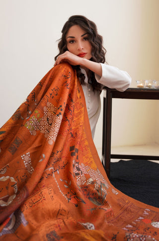 Khat-Nama (Letter Of Devotion) - Rust Odhni