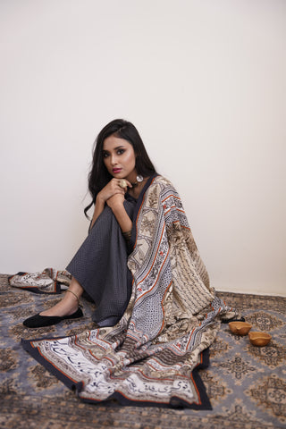 Virsa (Heritage) - Beige Odhni